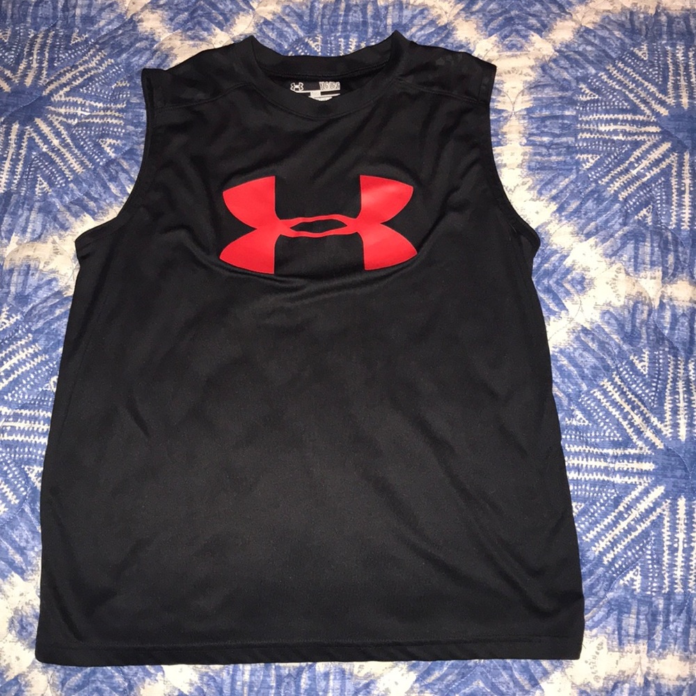 Under Armour sleeveless dri-fit youth shirt